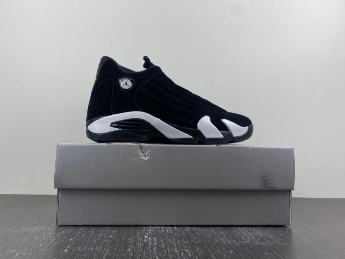 Air Jordan 14 Retro Black White 487471-016