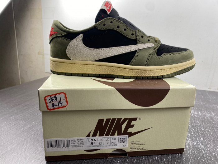 TRAVIS SCOTT X AIR JORDAN 1 LOW OG “BLACK OLIVE”DM7866-002