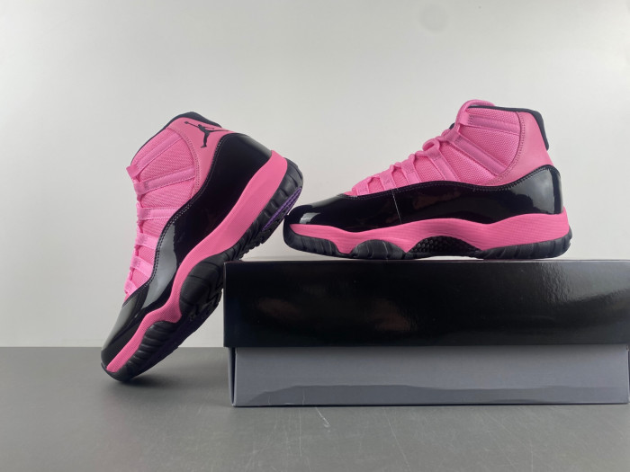 Air Jordan 11 pink and black CT8012-401