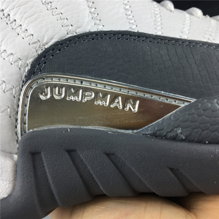 Air Jordan 12 White Dark Grey Gym Red 130690-160