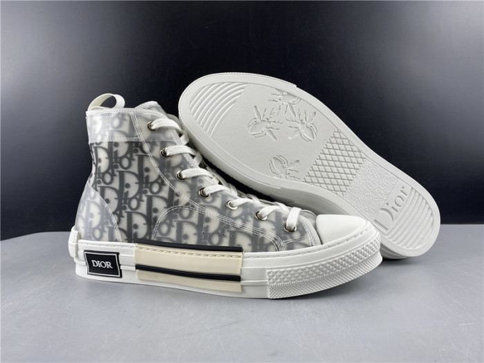 D10R B23 High Top Logo Oblique Sneakers