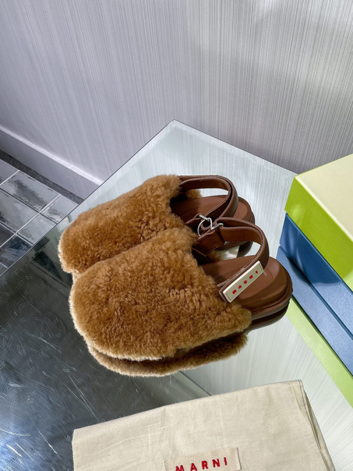 Marni Fur slides